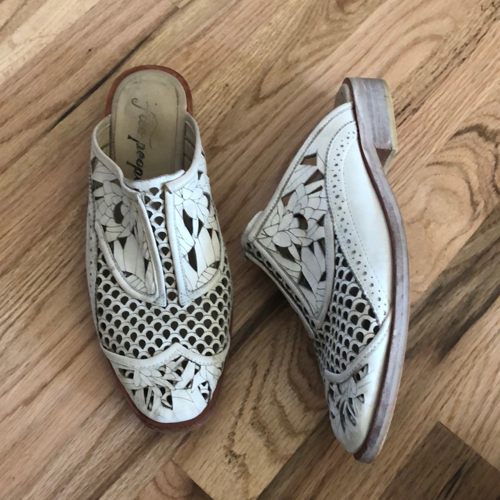 Free People Leather Mules